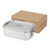 Titan recycled stainless steel lunch box Standard | Silver | No Branding | not available | not available