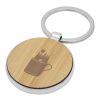 Nino bamboo round keychain Standard | Natural | Not applicable | No Branding | not available | not available