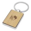 Neta bamboo rectangular keychain Standard | Natural | No Branding | not available | not available