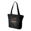 Panama zippered tote bag Standard | Solid black | not available | No Branding | not available | not available | not available