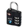 Kingsford TSA luggage lock Standard | Solid black | No Branding | not available | not available