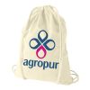 Oregon 100g/m² cotton drawstring backpack Standard | Natural | No Branding | not available | not available | not available