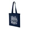 Madras cotton tote bag 7L Standard | Deep blue | No Branding | not available | not available | not available