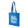 Madras cotton tote bag 7L Standard | Process blue | not available | No Branding | not available | not available | not available