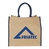 Harry coloured edge jute tote bag Standard | Natural-Navy | Not applicable | No Branding | not available | not available