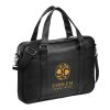 Oxford 15.6" slim laptop briefcase Standard | Solid black | No Branding | not available | not available | not available