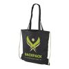 Eliza 240 g/m² cotton drawstring backpack Standard | Solid black | No Branding | not available | not available | not available