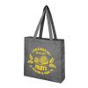 Pheebs 210 g/m² recycled gusset tote bag Standard | Heather black | No Branding | not available | not available | not available