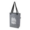 Felta GRS recycled felt tote bag with wide bottom 12L Standard | Grey | Not applicable | No Branding | not available | not available | not available