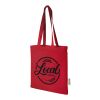 Madras recycled cotton tote bag 140 g/m² Standard | Red | not available | No Branding | not available | not available | not available