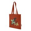 Madras recycled cotton tote bag 140 g/m² Brick | not available