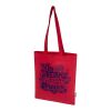 Madras Blend 140 g/m² GRS recycled cotton tote bag 7L Standard | Red | not available | No Branding | not available | not available | not available