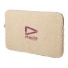 Bear 13" GRS recycled sherpa laptop sleeve 2L Natural | No Branding | not available | not available