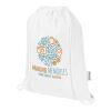 Peru Blend 180 g/m² GRS recycled drawstring bag 5L Standard | white | No Branding | not available | not available | not available