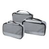 Jet GRS recycled packing cubes - set of 3 Grey