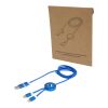 Alasia 5-in-1 recycled aluminium and plastic 150 cm data sync and 27W fast charge cable Standard | Royal blue | not available | No Branding | not available | not available