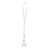 Franz recycled plastic smartphone lanyard with built-in data sync and 65W fast charge 5-in-1 cable Standard | white | No Branding | not available | not available | not available