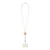 Adhab smartphone lanyard with bamboo details Standard | white | No Branding | not available | not available | not available