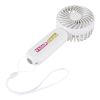 Aervia recycled plastic portable fan Standard | White | No Branding | not available | not available