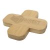 Croc bamboo trivet - small Standard | Natural | No Branding | not available | not available