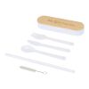 Runa cutlery set with bamboo lid Standard | white | No Branding | not available | not available