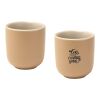 Male 90 ml ceramic espresso cups - set of 2 Standard | Oatmeal | not available | No Branding | not available | not available