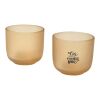 Male 200 ml glass cups - set of 2 Standard | Oatmeal | No Branding | not available | not available