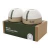 Originalhome ReClay dinner candle holder set White
