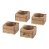 Napora acacia wood napkin ring holders Wood