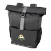Aqua 15" GRS recycled water resistant roll-top bike bag 20L Standard | Solid black | No Branding | not available | not available | not available