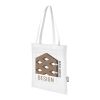 Zeus GRS recycled non-woven convention tote bag 6L Standard | White | No Branding | not available | not available | not available