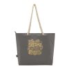 Panama GRS recycled beach cooler tote bag with cord handles Standard | Grey | No Branding | not available | not available