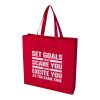 EcoSeal GRS recycled nonwoven gusset tote bag 12L Standard | Red | not available | No Branding | not available | not available | not available