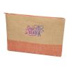 Rhythm straw paper zipped pouch 3L Brick