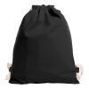 Halfar drawstring bag EARTH black | Without Branding | not available