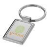 Sergio rectangular metal keychain Standard | Silver | Not applicable | No Branding | not available | not available | not available