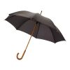Jova 23" umbrella with wooden shaft & handle Standard | Solid black | not available | No Branding | not available | not available | not available