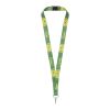 Addie sublimation lanyard - double side Solid black-White | 15mm | No Branding | not available | not available