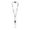 Balta sublimation lanyard - double side Solid black-White | 10mm | No Branding | not available | not available