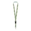 Bucks Recycled PET Lanyard Solid black-White | 10mm | No Branding | not available | not available