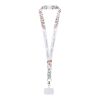 Addie sublimation lanyard with phone holder and safety breakaway  white-white | 15mm | No Branding | not available | not available