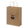 Kraft 80 g/m2 paper bag with twisted handles - medium Kraft brown | not available | No Branding | not available | not available
