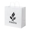 Kraft 80-90 g/m2 paper bag with twisted handles - X large White | Not applicable | No Branding | not available | not available