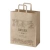 Kraft 80-90 g/m2 paper bag with flat handles - 32 x 17 x 39 cm Kraft brown | No Branding | not available | not available