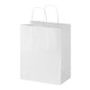 Kraft 80-90 g/m2 paper bag with twisted handles - 25 x 15 x 32 cm White | No Branding | not available | not available