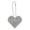 RFX™ H-16 heart reflective PVC hanger White | No Branding | not available | not available