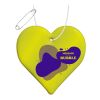 RFX™ heart reflective TPU hanger Neon yellow | not available | No Branding | not available | not available