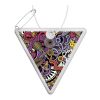 RFX™ inverted triangle reflective PVC hanger White | No Branding | not available | not available