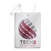 RFX™ H-12 rectangular lightweight reflective PVC hanger - large white | No Branding | not available | not available