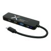 SCX.design H17 5-in-1 USB hub Solid black | No Branding | not available | not available